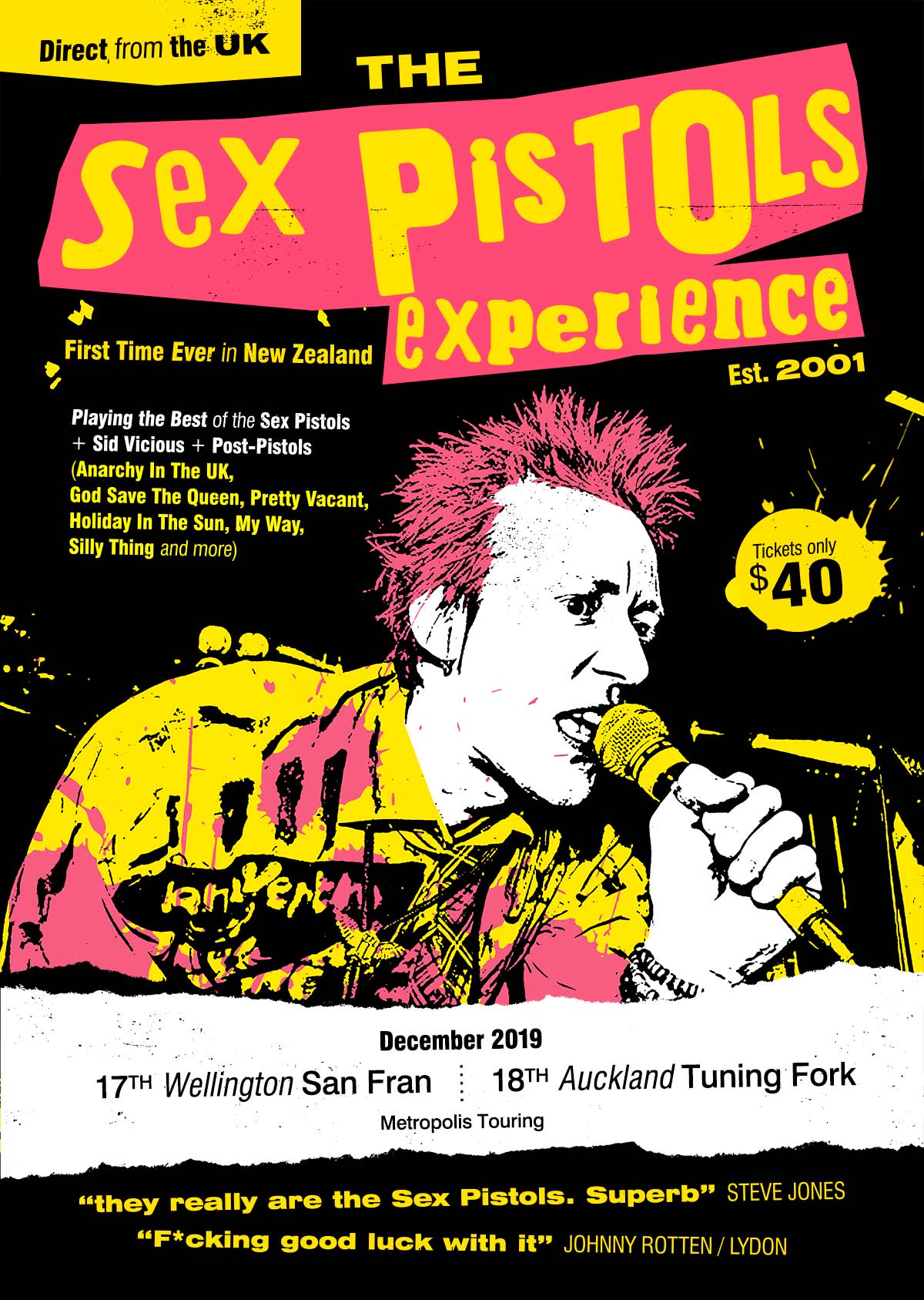 Sex Pistols Experience Sex Pistols Tribute